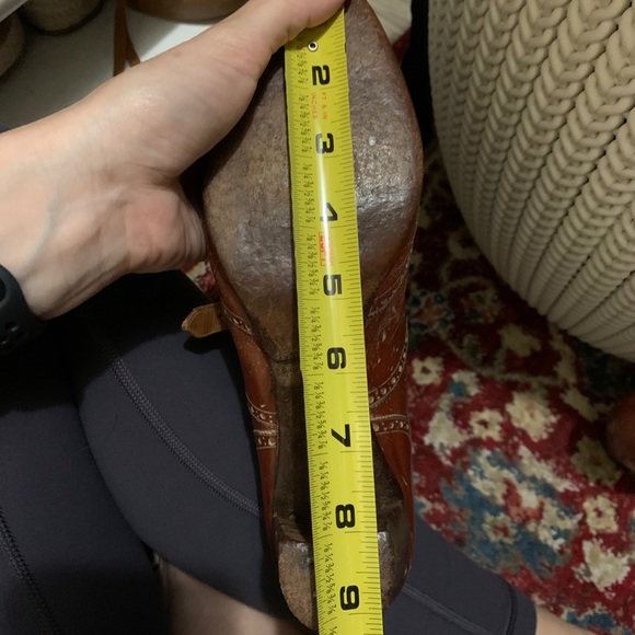 Maxwell Dover Street London- leather vintage heels - Picture 8 of 10